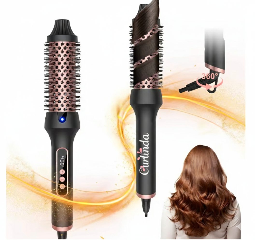 Curlinda Luxe Thermal Styling Brush Pro