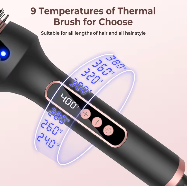 Curlinda Luxe Thermal Styling Brush Pro